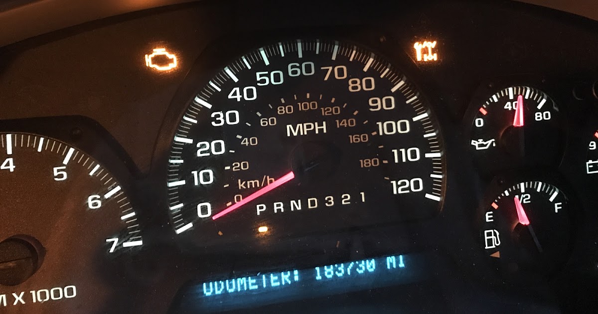 Chevy Trailblazer Warning Light Symbols